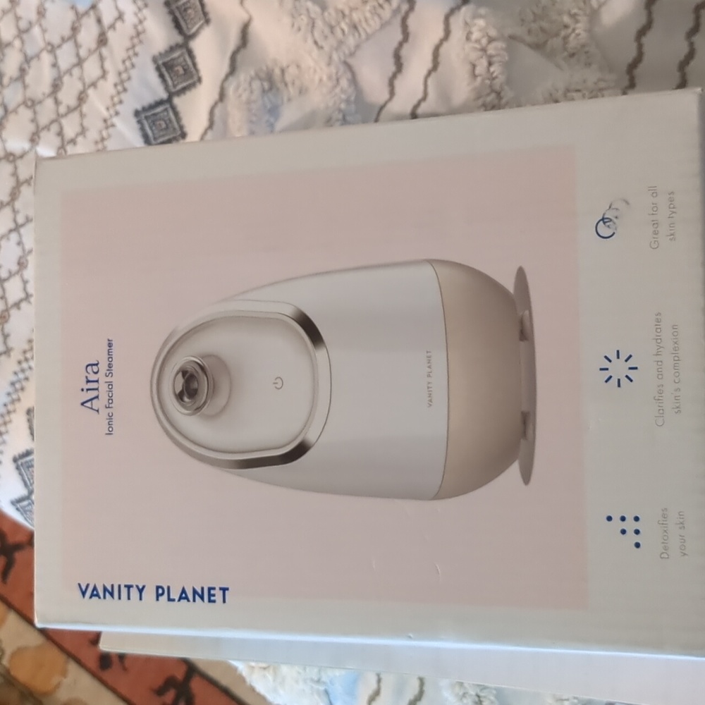 Aira Nano Ionic Facial Steamer by Vanity Planet - (Beige) - Unclog Pores